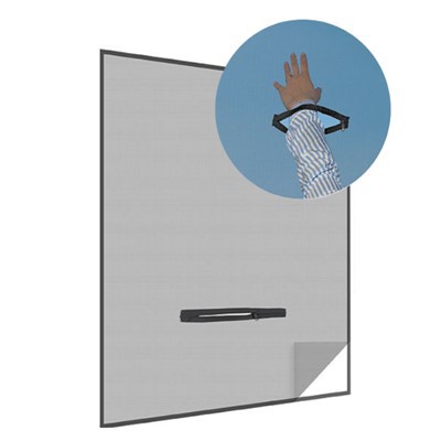 ベルクロとジッパー付きの天窓用フライスクリーン